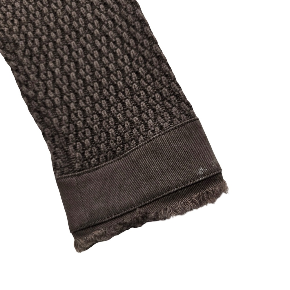 Talbots Petites Knit Jacket Button Front Chocolat… - image 6